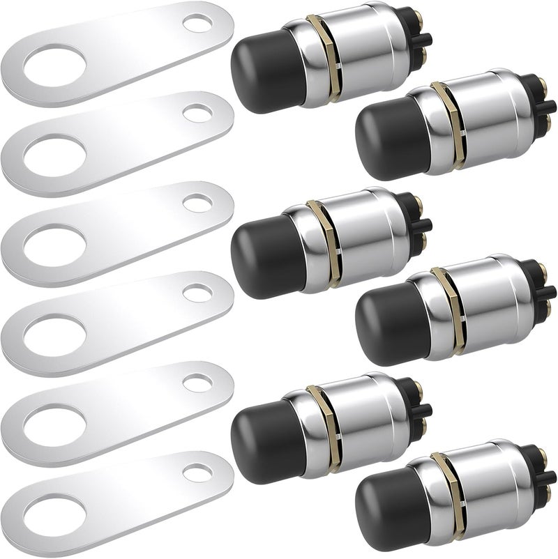 BFXM 6 PCS Push Button Starter Switch 12V 50A, Waterproof Momentary Start Switch for Car Engine, Push Button Starter for Truck Boat ATV - Image 1